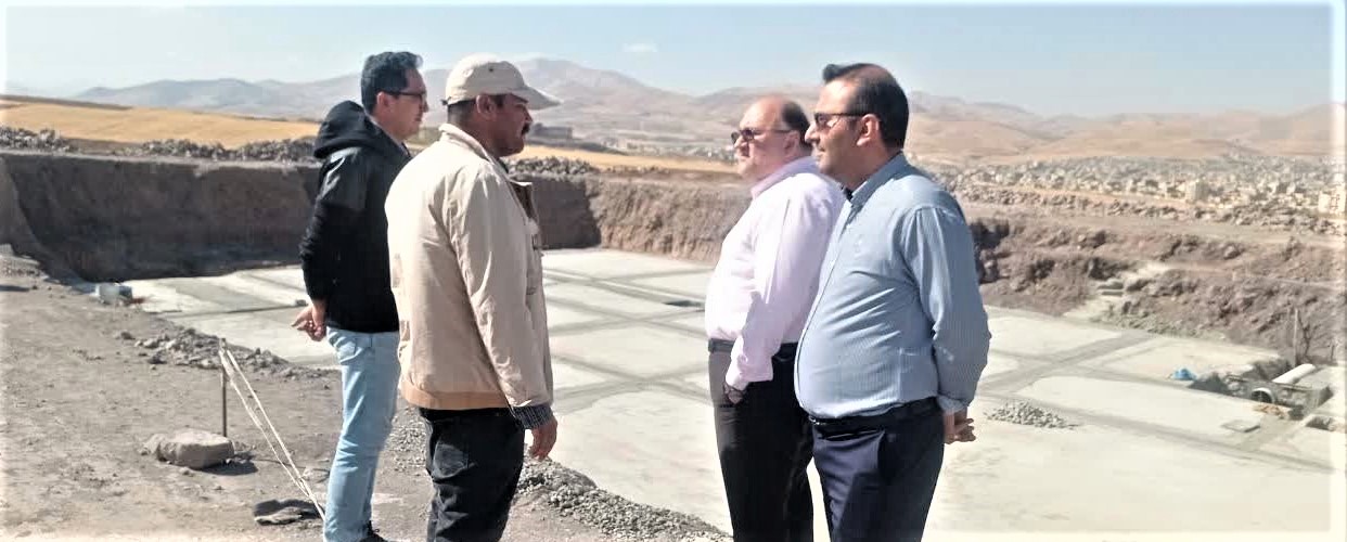 بازدید مدیرعامل شرکت آب منطقه‌ای کردستان از پروژه مخزن شماره ۲ سقز در راستای جهاد خدمت‌رسانی
